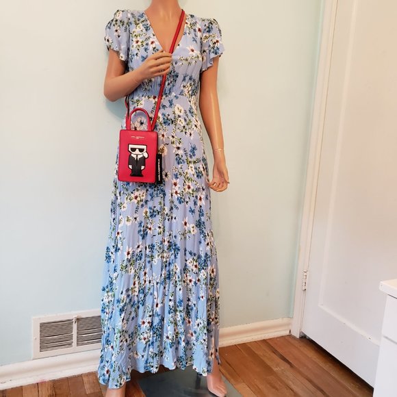 NWT KARL LAGERFELD Cute Red MAYBELLE bag. - Picture 16 of 17